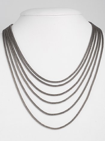 6-Strand Mesh Rope Necklace