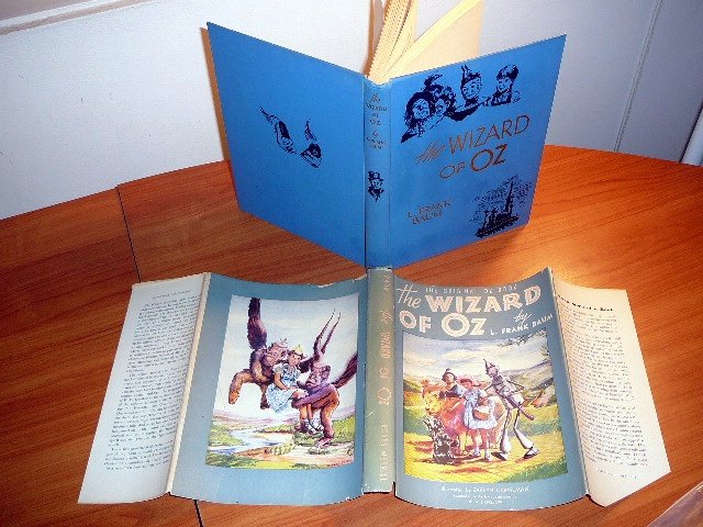 1944 edition. The Wizard of Oz with original dust jacket.. Printed by Bobbs Merrill