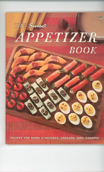 The Sunset Appetizer Book Cookbook Vintage