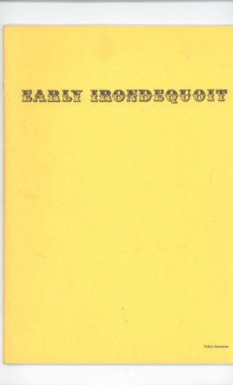 Early Irondequoit Photo Album by Walter Sassaman Regional New York