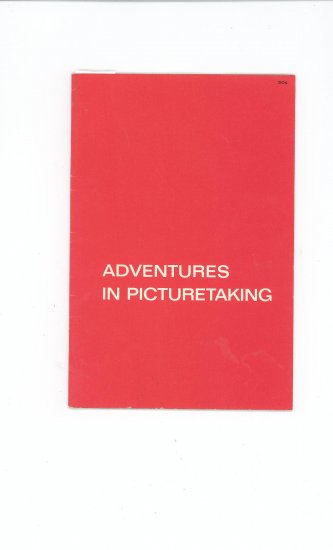 Kodak Adventures In Picturetaking E 82 Vintage