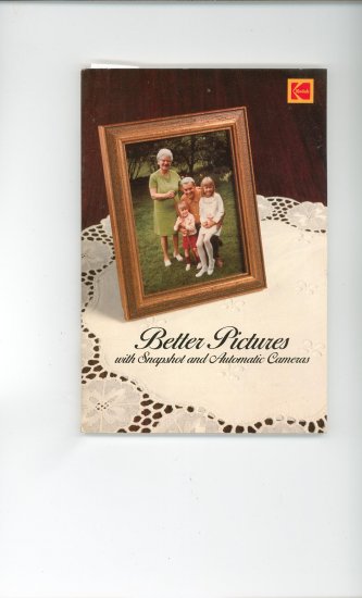 Kodak Better Pictures With Snapshot and Automatic Cameras 102 9735 Vintage