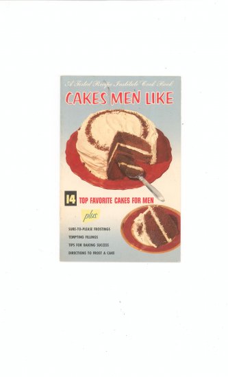 Cakes Men Like Cookbook Vintage General Motors
