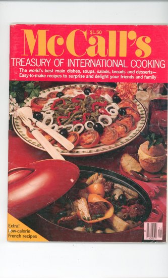 McCalls Treasury Of International Cooking Magazine Vintage