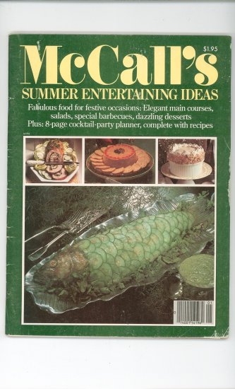 McCalls Summer Entertaining Ideas Magazine