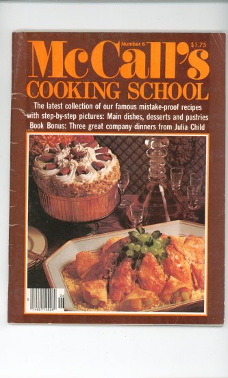 McCalls Cooking School Number 6 Magazine Vintage
