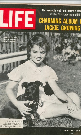Life Magazine Jackie Kennedy Growing Up April 26 1963 Vintage