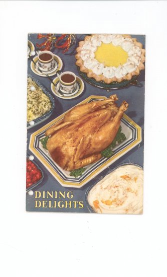 Dining Delights Cookbook By Carol French Vintage