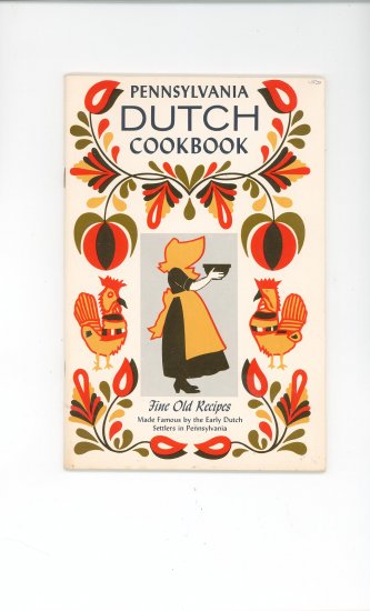 Pennsylvania Dutch Cookbook Vintage