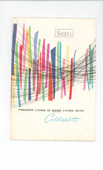 Sears Coldspot Freezer Manual Vintage 1769 & 2749 & 93