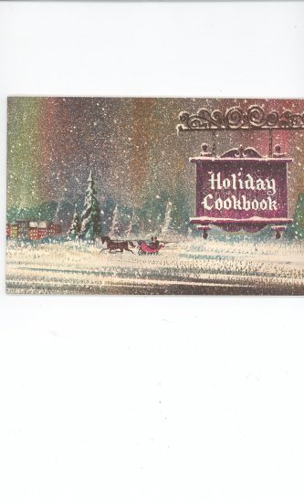 Holiday Cookbook by Rochester Gas & Electric Company Vintage Regional New York
