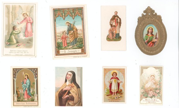 Lot Of 8 Assorted Religious Paper Items