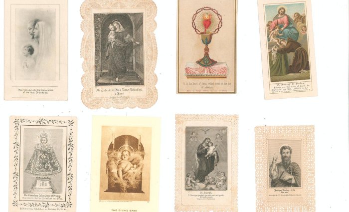 Lot Of 8 Assorted Religious Paper Items