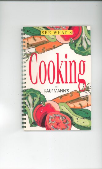 See What's Cooking At Kaufmann's Cookbook Advertising