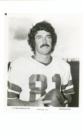 Buffalo Bills Bob Chandler 81 Team Photo With Letter Plus