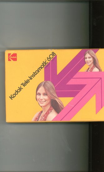 Vintage Kodak Tele Instamatic 608 Camera Outfit With Box and Manual