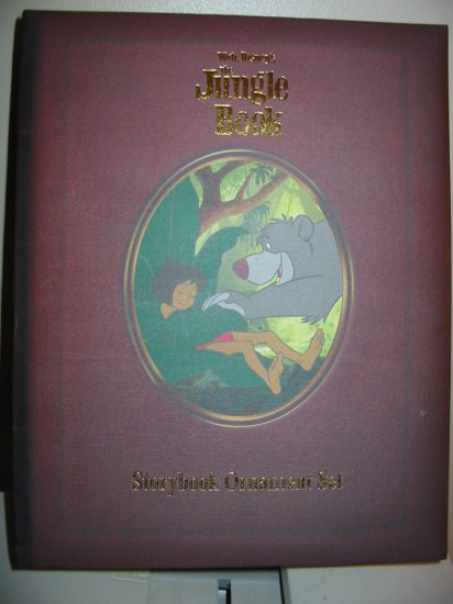 Disney The Jungle Book Storybook Ornament Set In Box Never Displayed