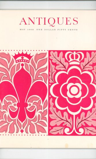 The Magazine Antiques Back Issue May 1968