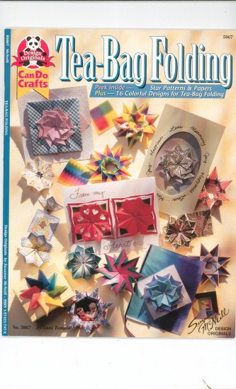 Tea Bag Folding Craft Book Suzanne McNeill Can Do Crafts 5067 157421747x
