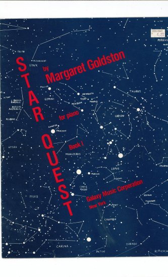 Star Quest Book I For Piano by Margaret Goldston