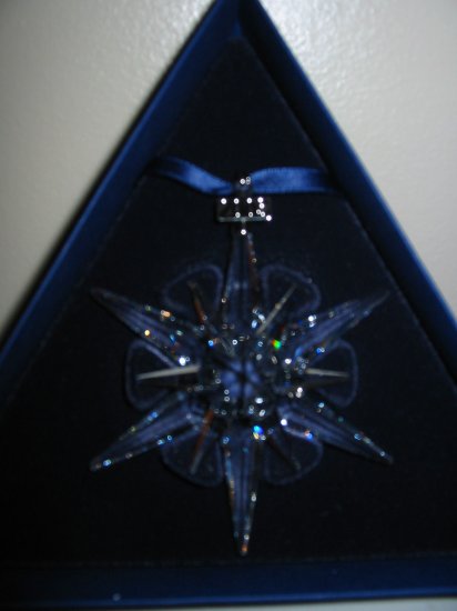 Swarovski Star Ornament 2005 With Box And Certificate A 9445 NR200501 NR 200 501