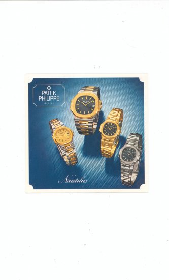 Patek Philippe Advertising / Product Brochure / Catalog