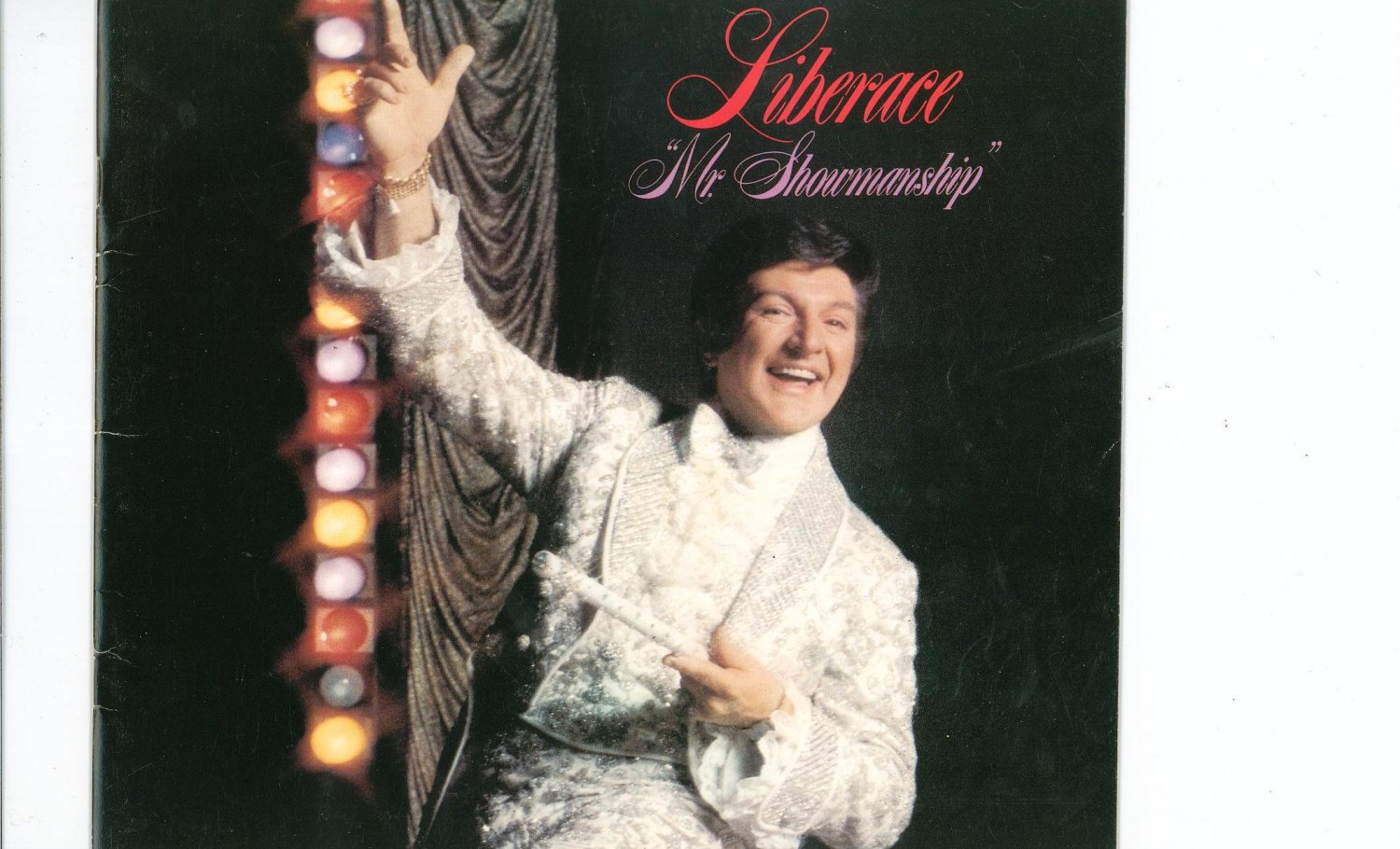Liberace Mr. Showmanship Souvenir Program Vintage 1979 With Original Brochure