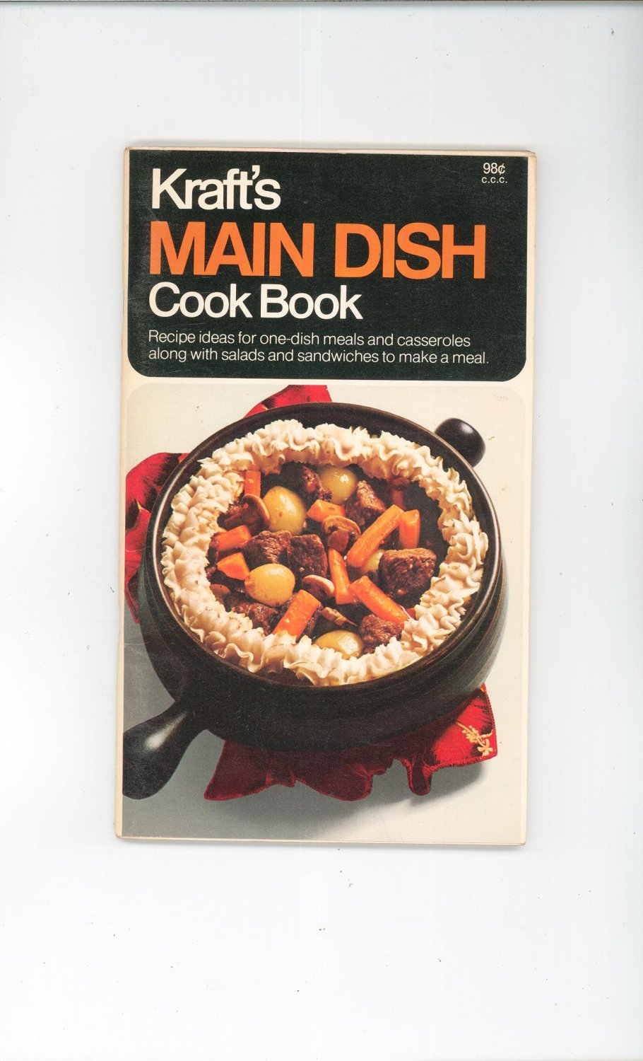 Vintage Kraft's Main Dish Cook Book Cookbook 1970