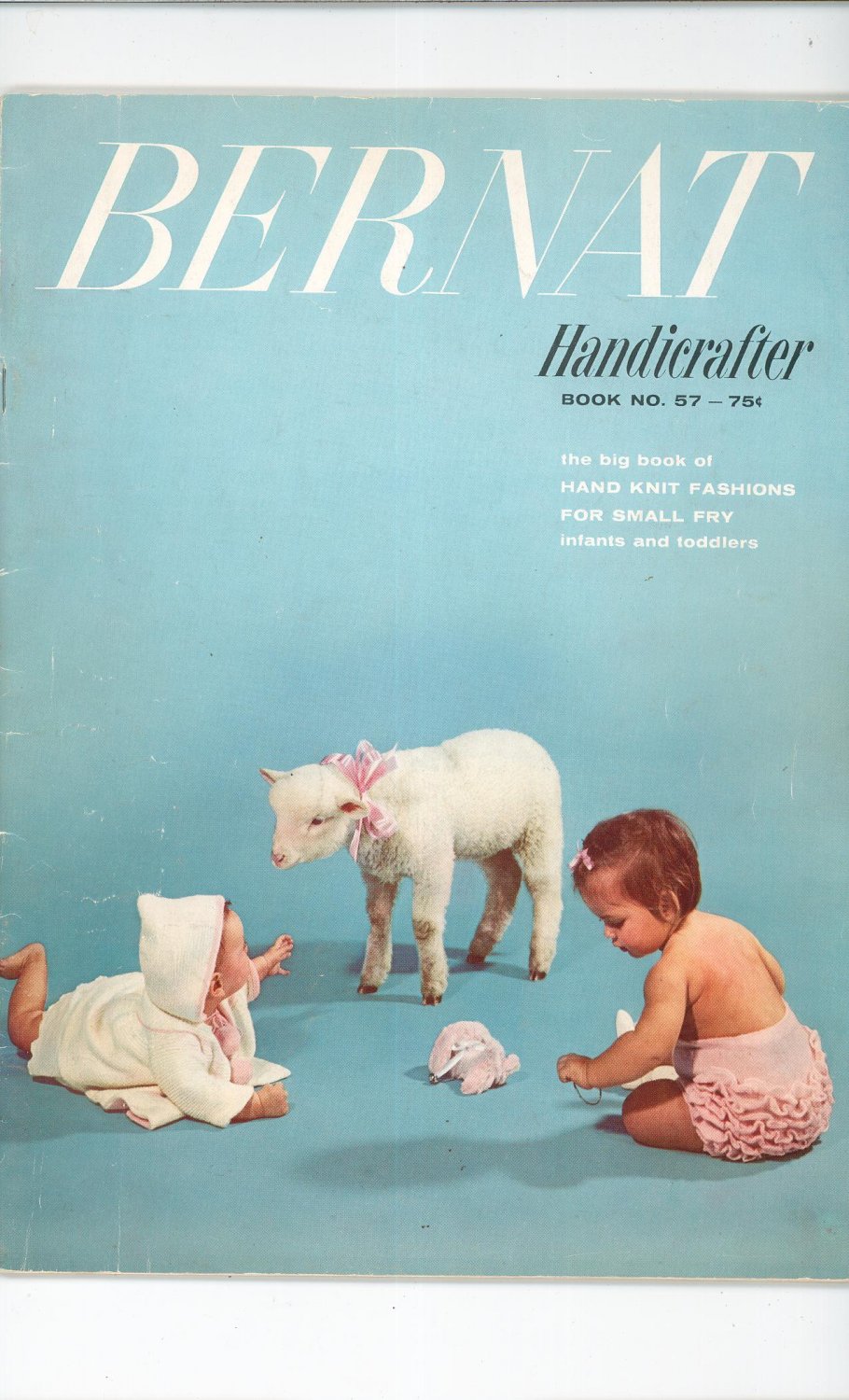 Vintage Bernat Handicrafter Children / Toddlers / Infants Book No. 57 1957 Knit