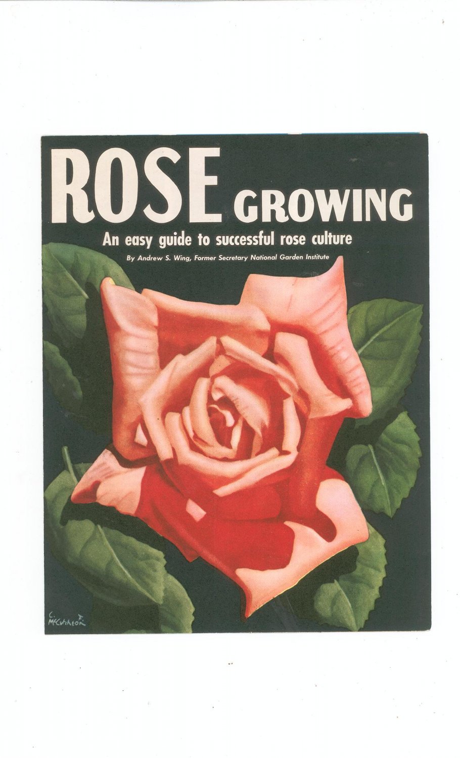 Vintage Lot Of 2 General Motors Brochures Rose Growing & Fall Chores In The Garden