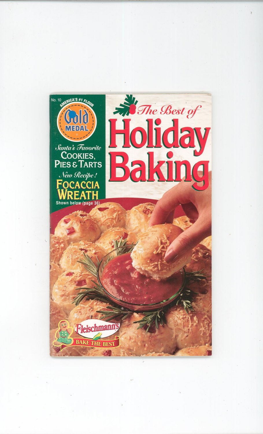 The Best Of Holiday Baking No. 10 Cookbook 1995 General Mills