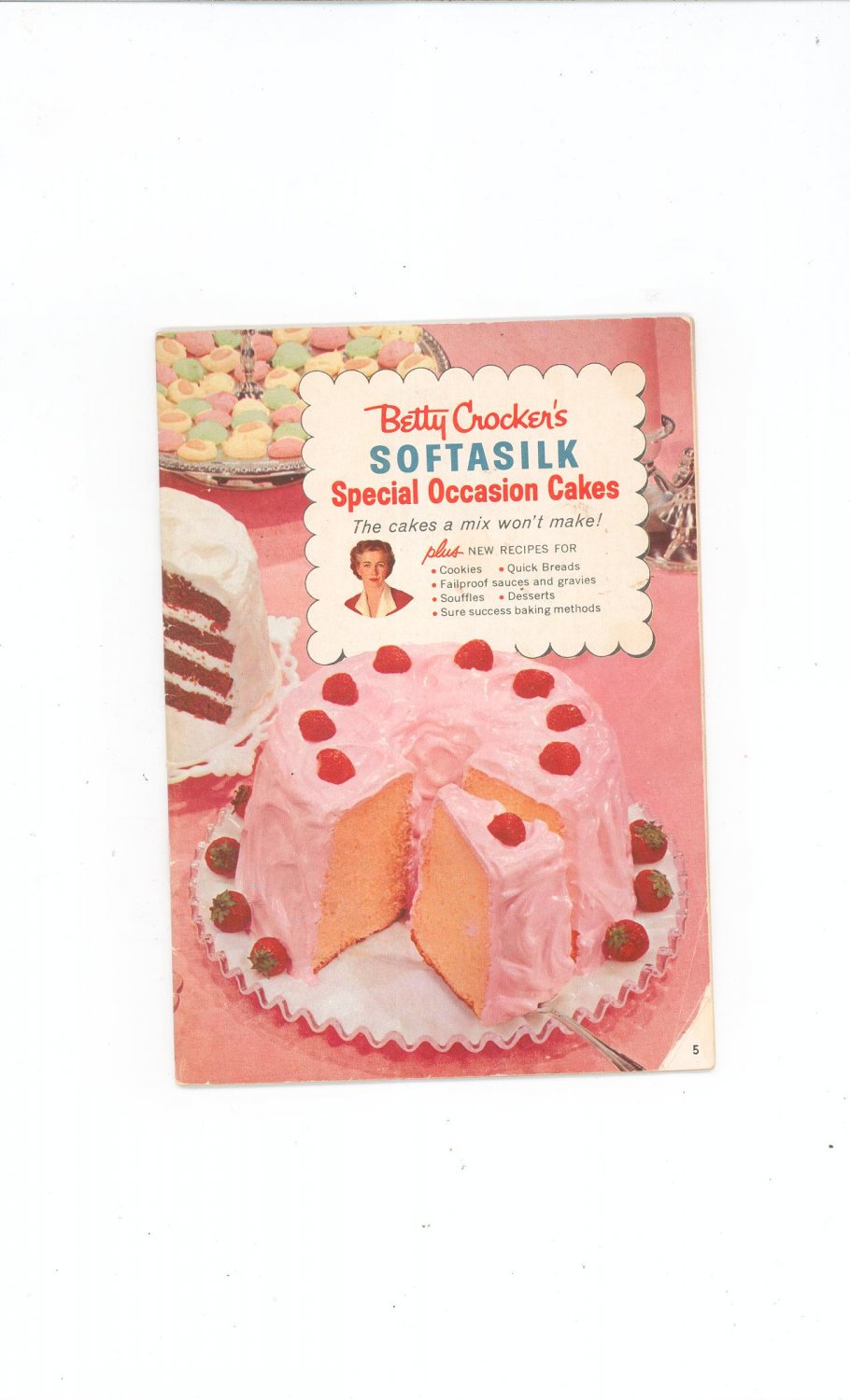 Vintage Betty Crocker Softasilk Cookbook / Booklet 1957
