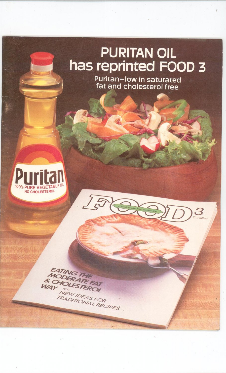 Puritan Oil Food 3 Cookbook 1982