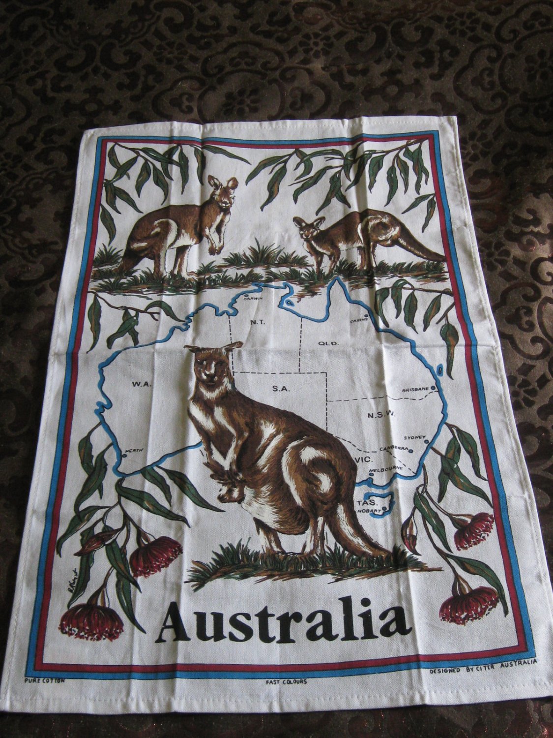Souvenir Towel Australia Pure Cotton Designed By Citer Australia Fast Colours Very Nice