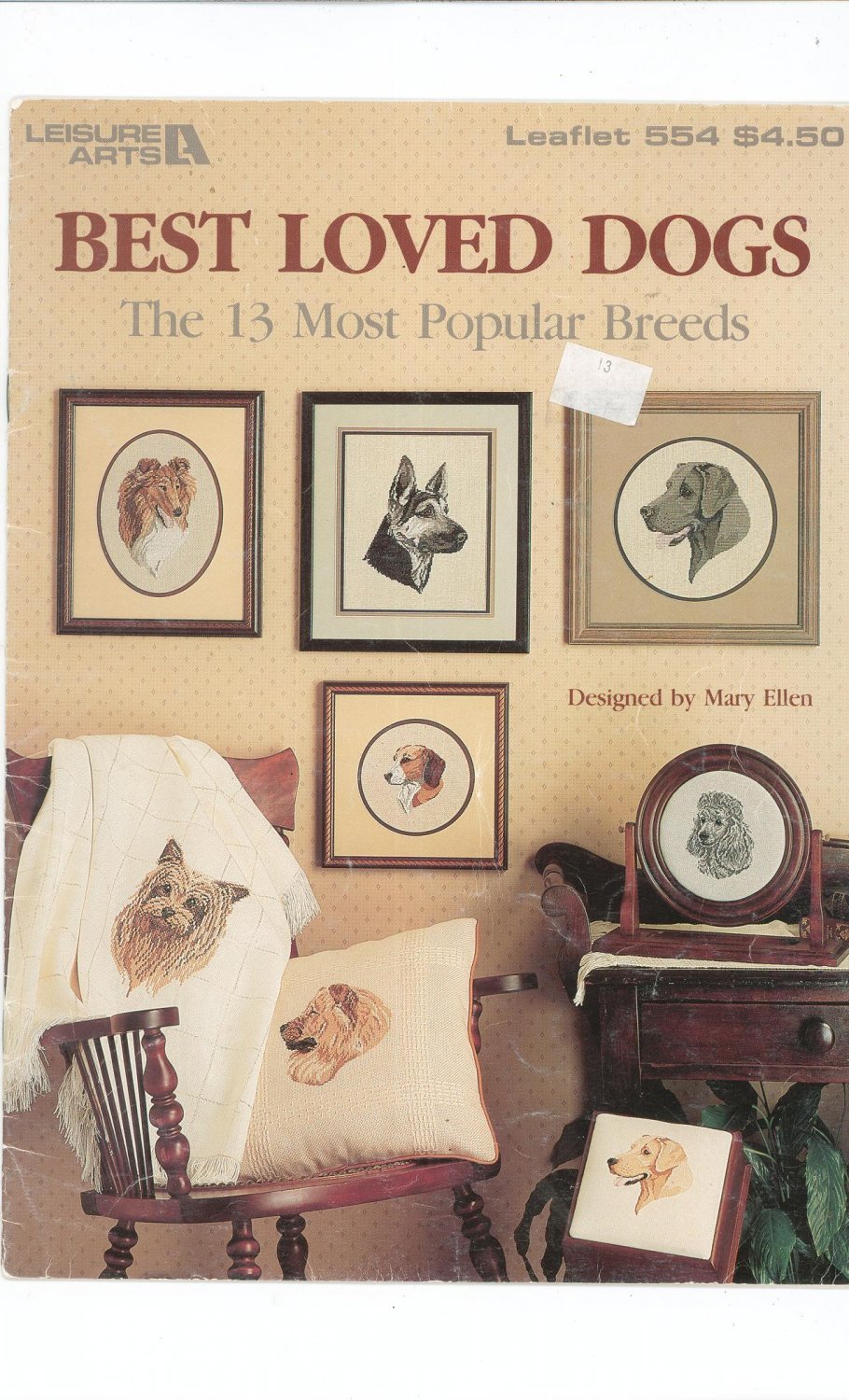 Best Loved Dogs Leisure Arts 554 Cross Stitch