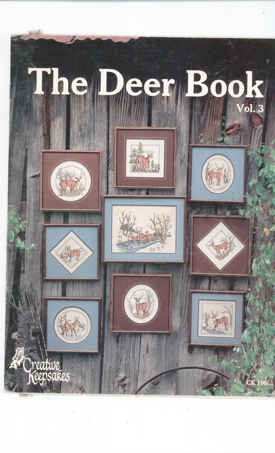 The Deer Book Volume 3 Creative Keepsakes CK 198 1988 Betty Haddad Shelton Cross Stitch
