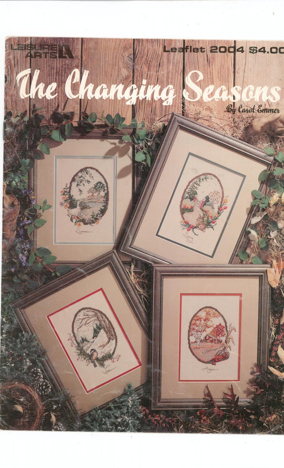 The Changing Seasons Carol Emmer 1990 Leisure Arts 2004 Cross Stitch