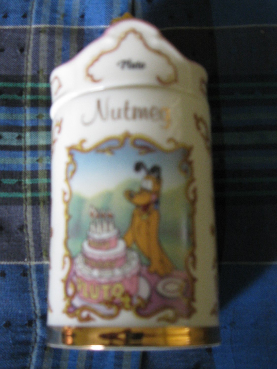 Awesome Disney Pluto Nutmeg Spice Jar Lenox 1995 Collection