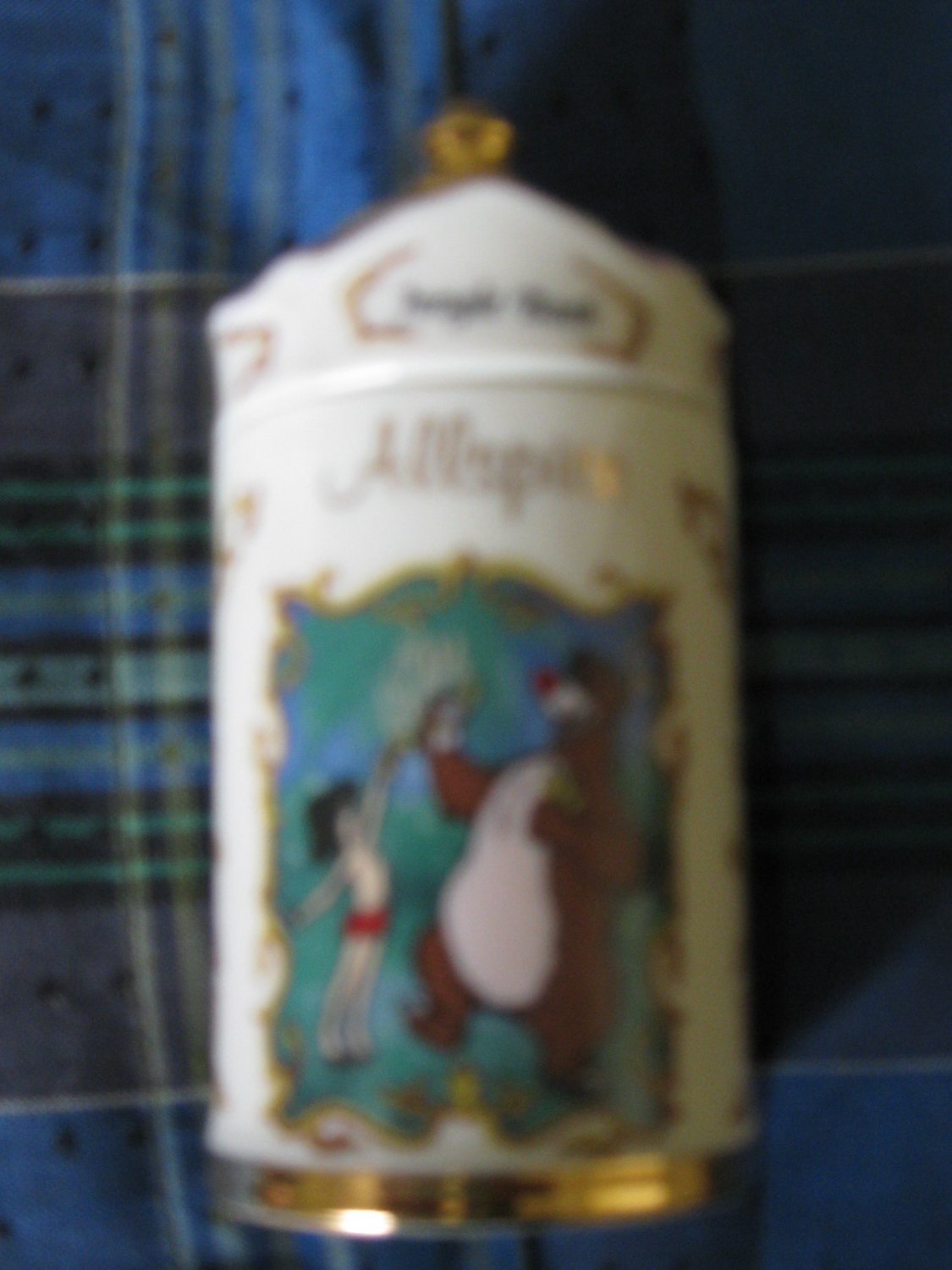 Awesome Disney Jungle Book Allspice Spice Jar Lenox 1995 Collection