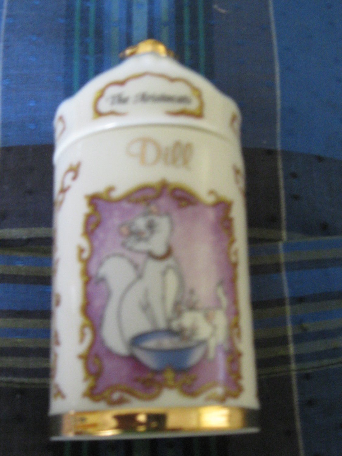 Awesome Disney The Aristocats Dill Spice Jar Lenox 1995 Collection