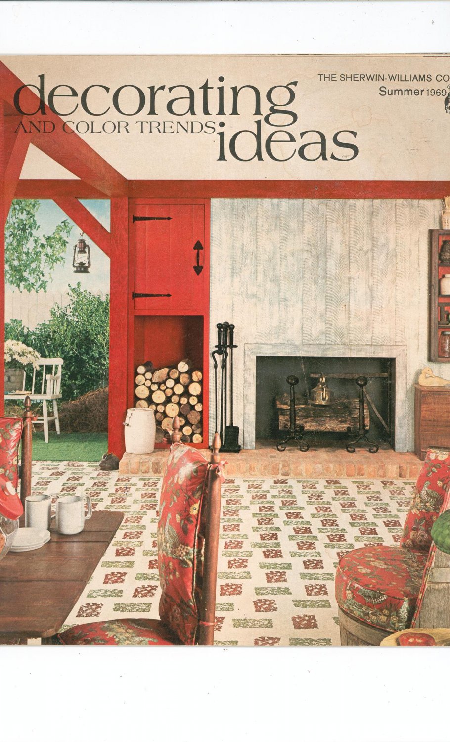 Vintage Lot Of 3 Sherwin Williams Decorating And Color Trends Ideas 1968 & 1969