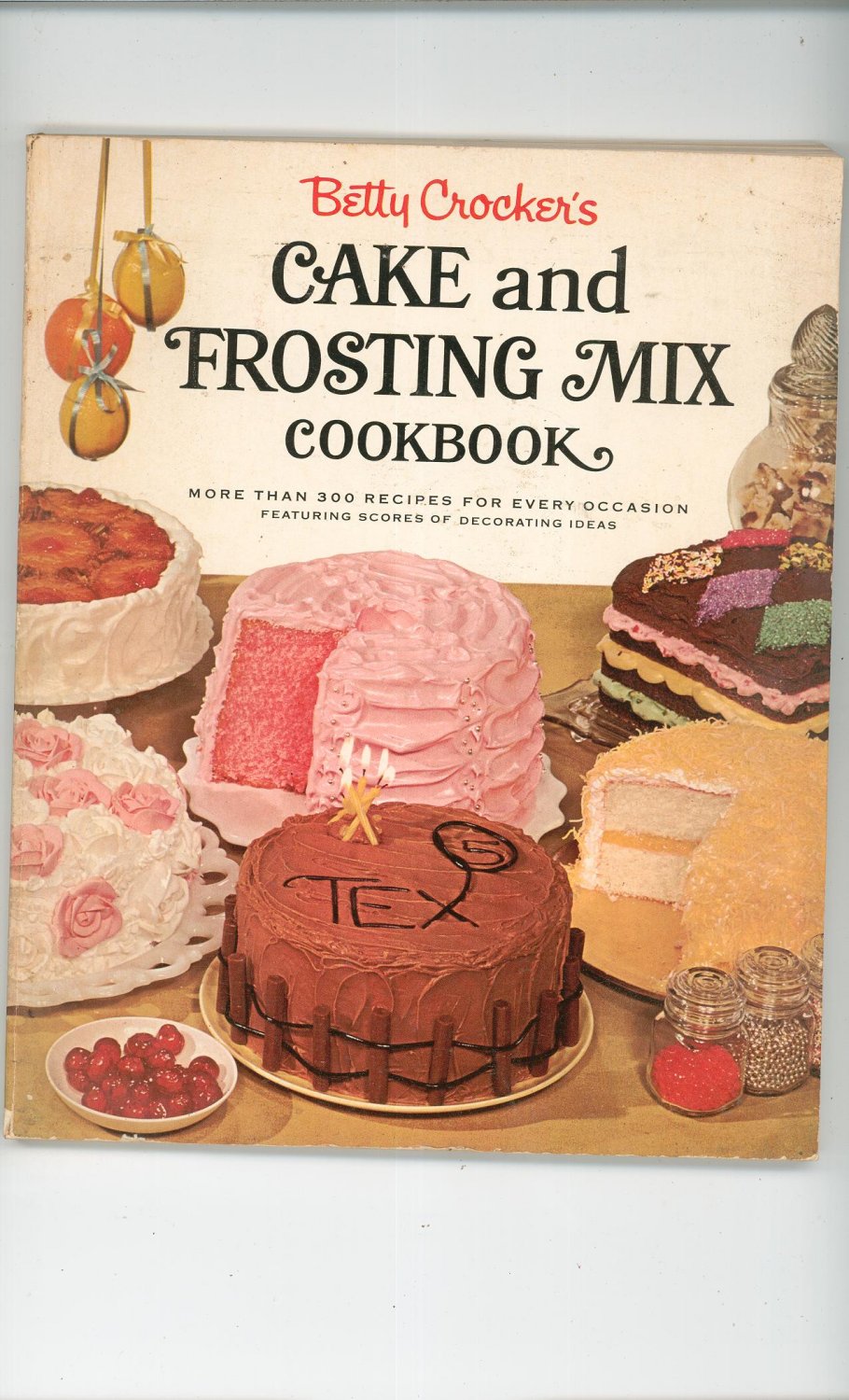 Betty Crocker's Cake and Frosting Mix Cookbook Vintage First Edition 1966