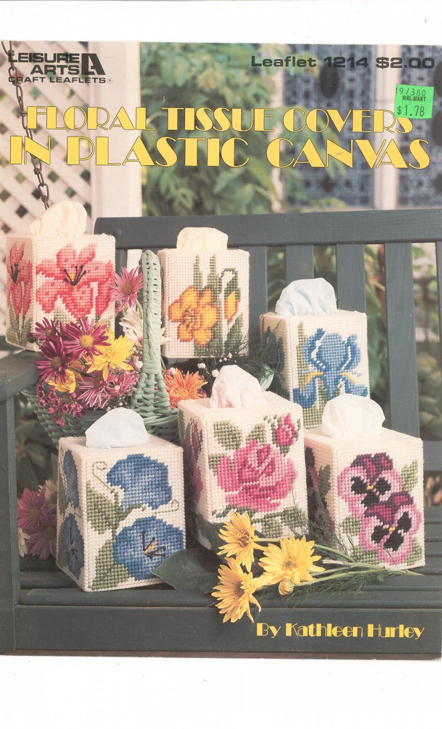 Floral Tissue Covers In Plastic Canvas Leisure Arts 1214 Kathleen Hurley