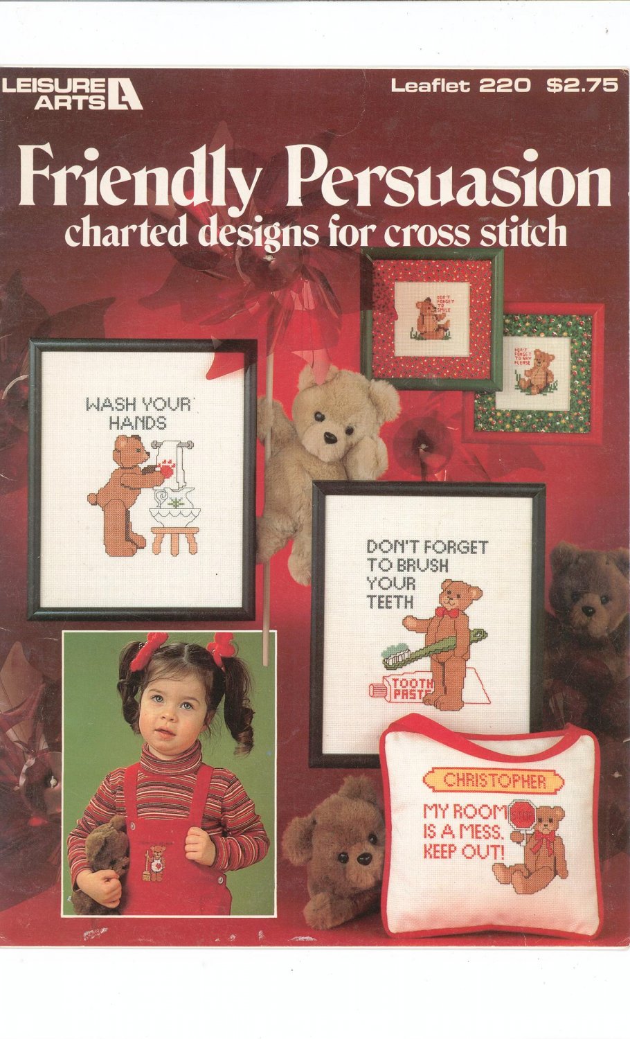 Friendly Persuasion Bears Cross Stitch Leisure Arts 220