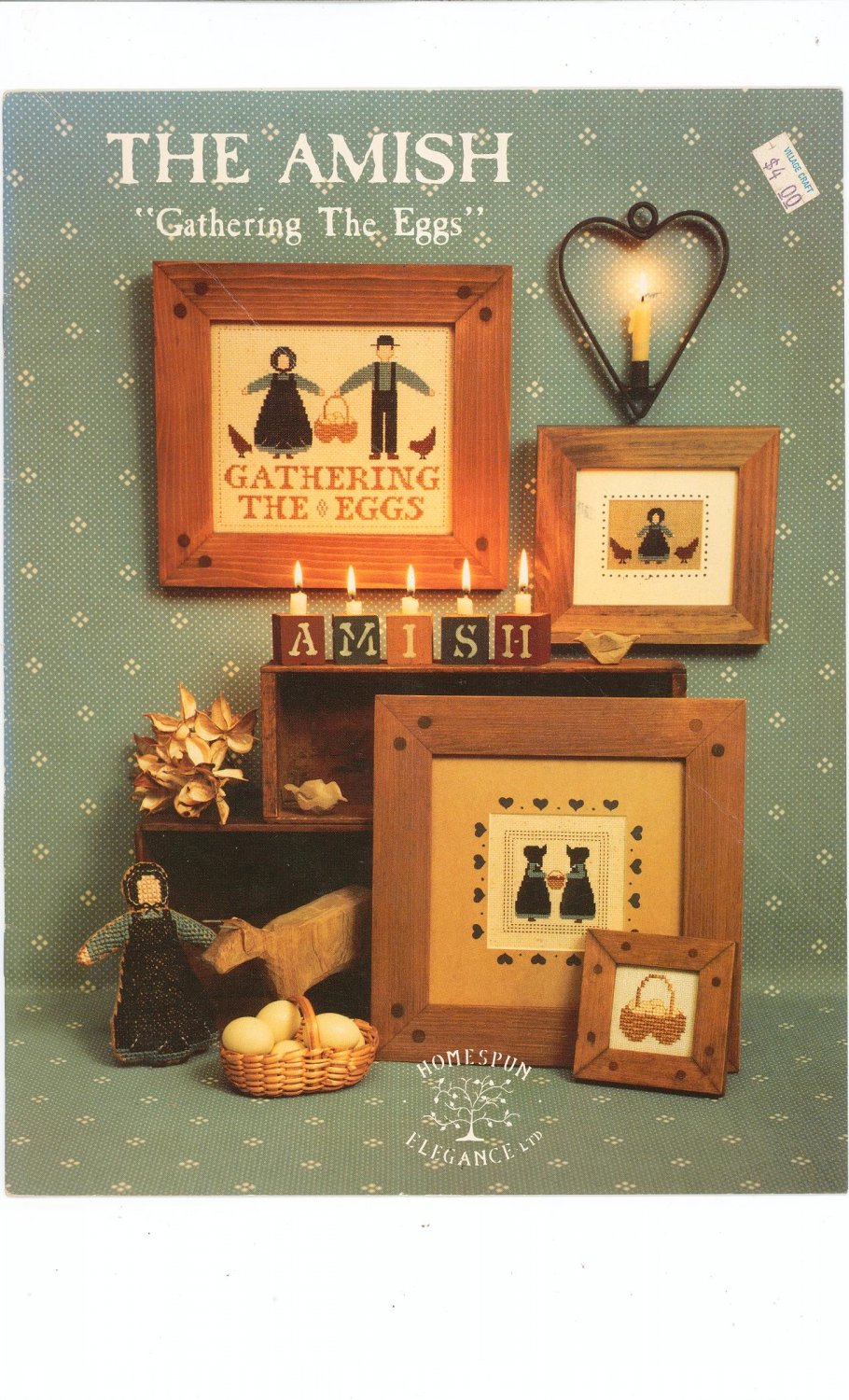 The Amish Gathering The Eggs by Homespun Elegance LTD. Cross Stitch