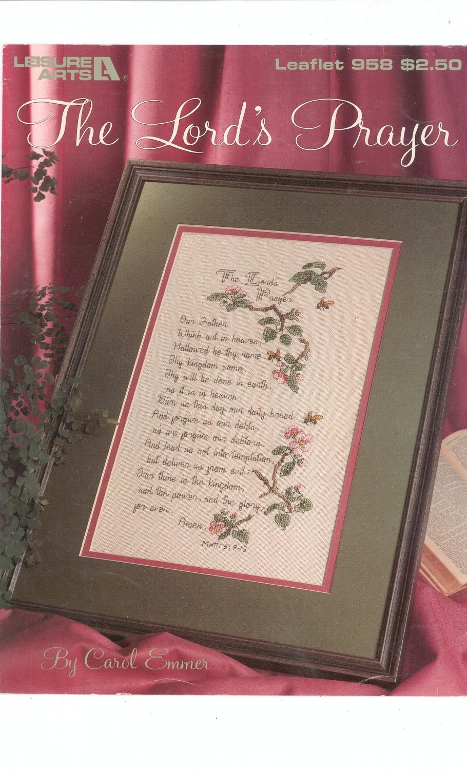 The Lord's Prayer Cross Stitch Leisure Arts 958