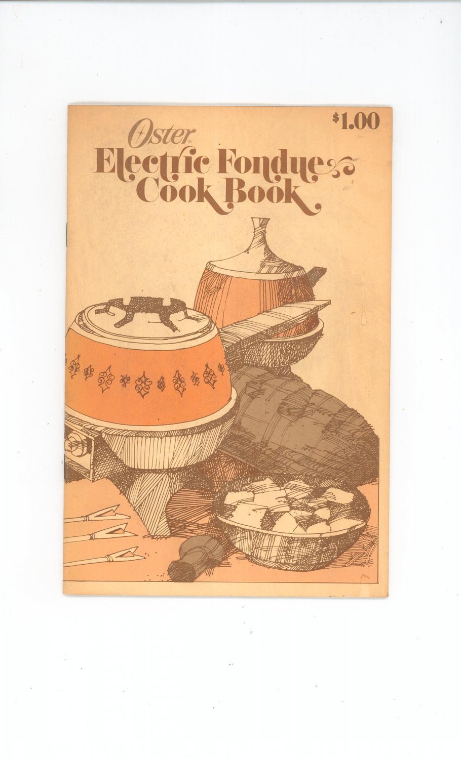 Vintage Oster Electric Fondue Cook Book Cookbook And Instructions