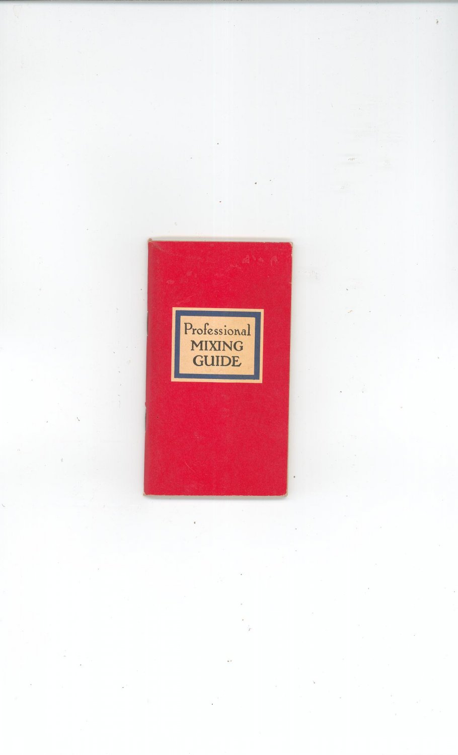 Very Nice Vintage Mini Professional Mixing Guide by The Angostura Wuppermann Corp. 1964