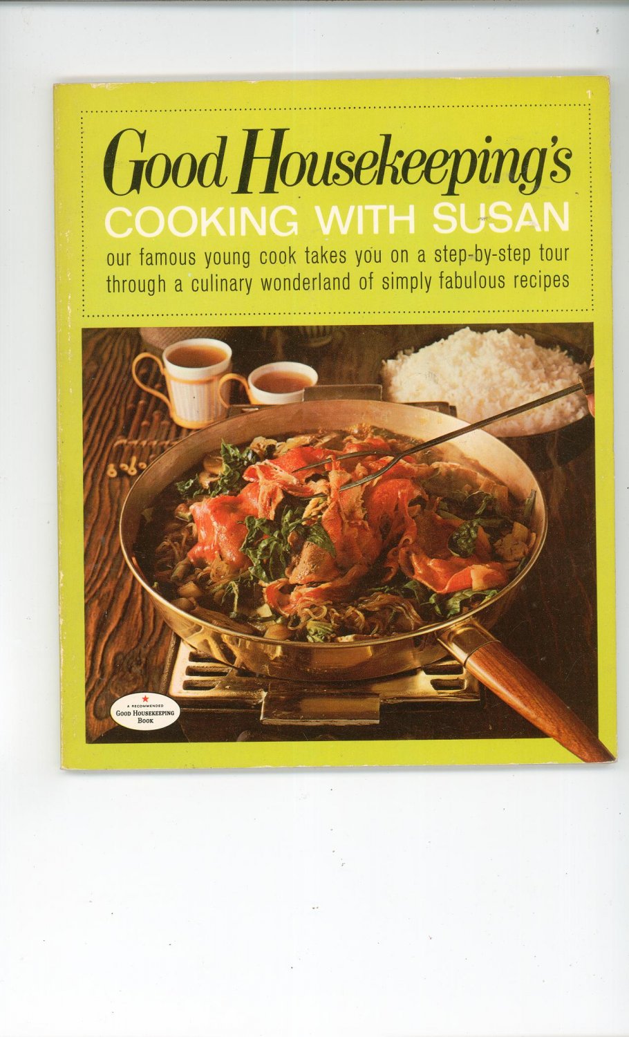 Good Housekeepings Cooking With Susan Cookbook Book 1 1967 Vintage