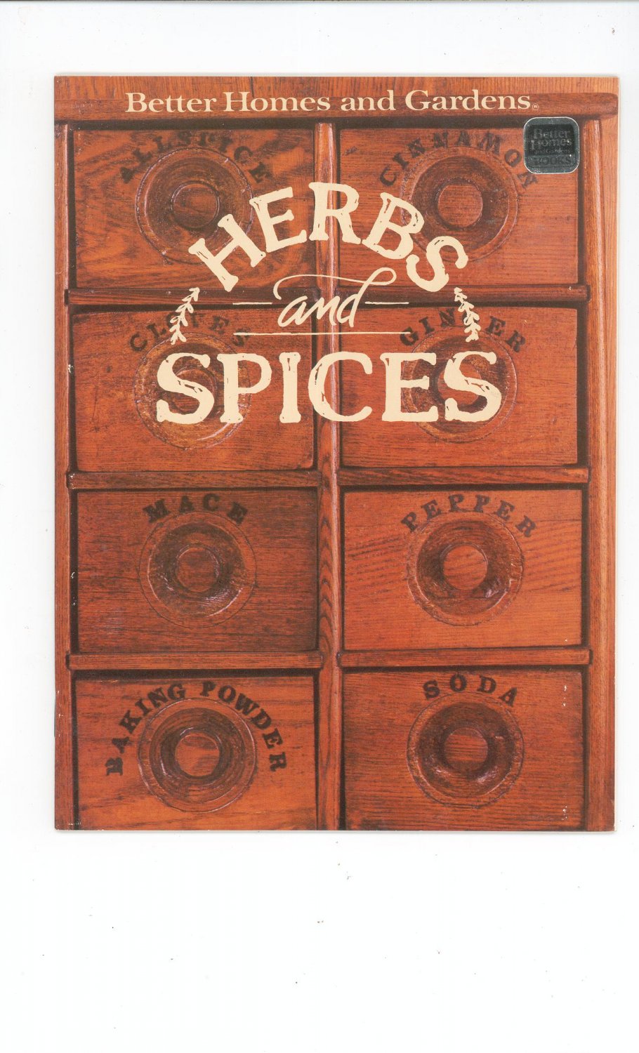 Better Homes and Gardens Herbs And Spices Cookbook 0696020505 First Edition First Printing